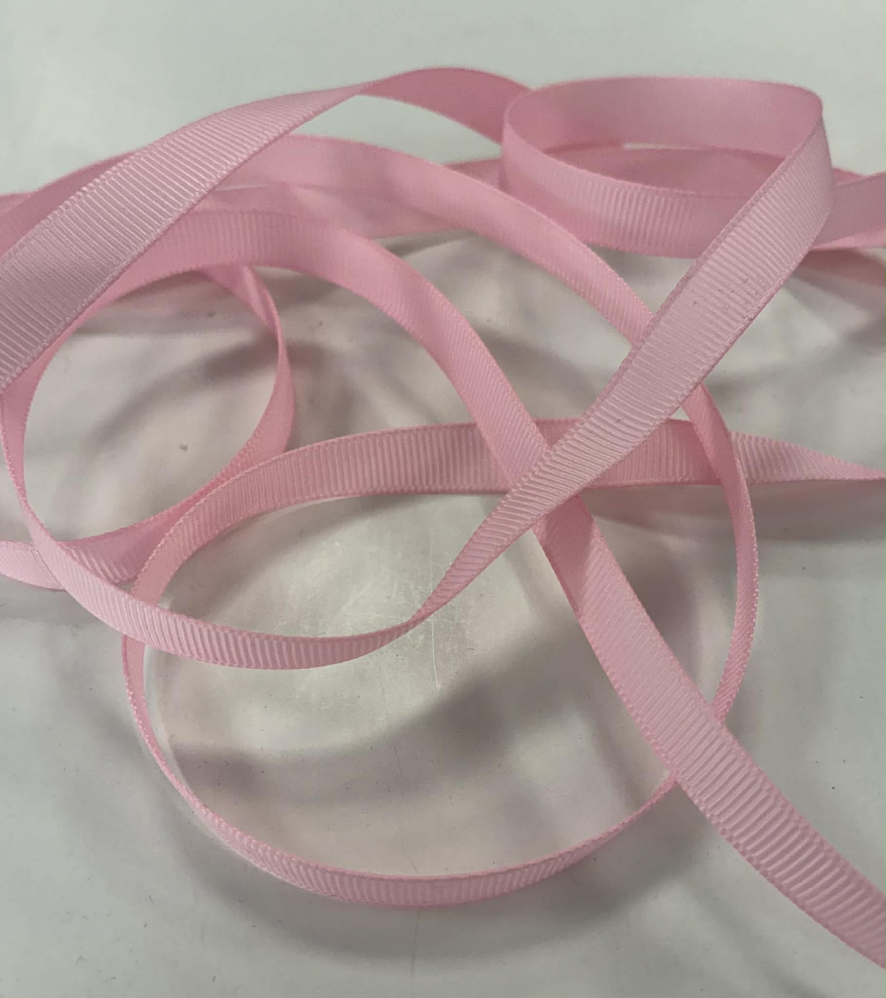 Grosgrain juostelė, 9 mm Šviesiai rožinė 27 Grosgrain juostelė, 9 mm Šviesiai rožinė 27