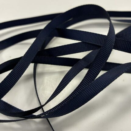Grosgrain juostelė, 6 mm Tamsi mėlyna 25