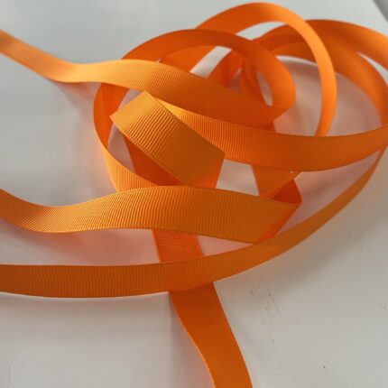 Grosgrain juostelė 15 mm, Oranžinė 02
