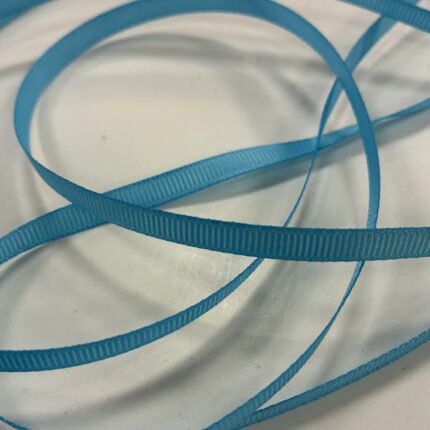 Grosgrain juostelė, 6 mm Tamsiau žydra 19