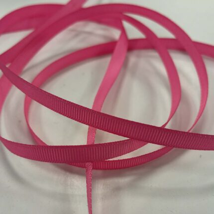 Grosgrain juostelė, 6 mm Rožinė 09
