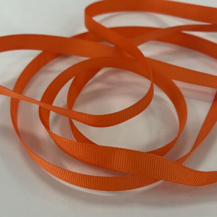 Grosgrain juostelė, 9 mm Oranžinė 02