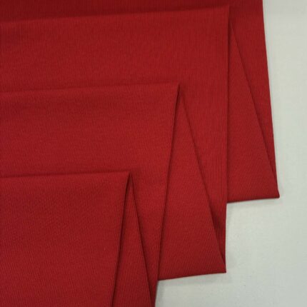 Vidutinis rib trikotažas RUBY RED