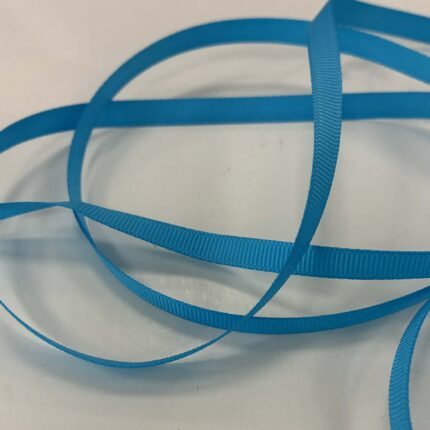 Grosgrain juostelė, 6 mm Ryškesnė turkio 26