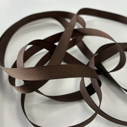 Grosgrain juostelė, 9 mm Ruda 12