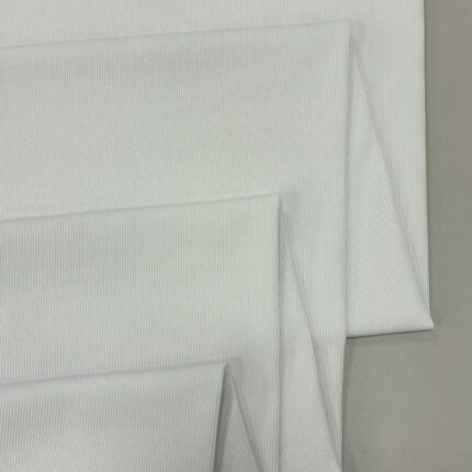 Vidutinis rib trikotažas OPTIC WHITE