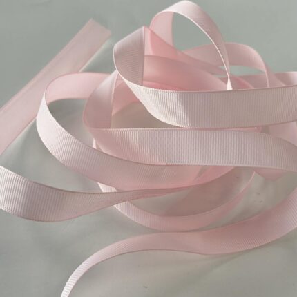 Grosgrain juostelė 15 mm, Šviesiai rožinė 27