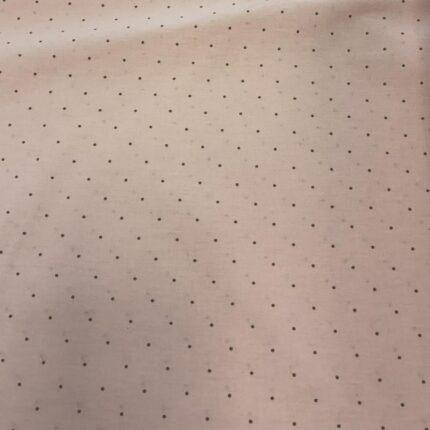 Medvilninis poplinas Rožinis su taškiukais