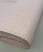 Medvilninis poplinas Rožinis su taškiukais