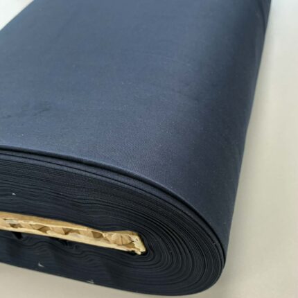 Medvilninis satinas, tamsiai mėlynas