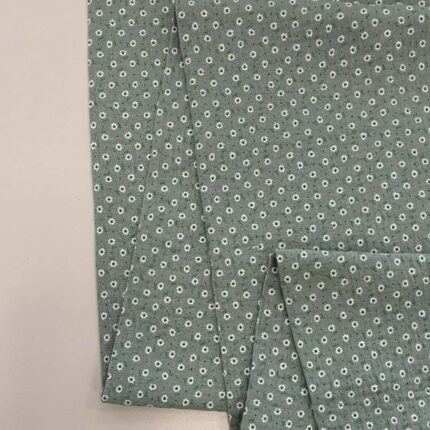 Medvilninis double gauze muslinas Mineral gėlių žiedai